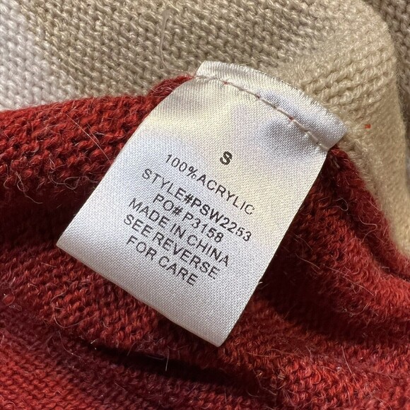 Elle Rae Color Block Sweater Women’s Sz Small - Picture 7 of 10